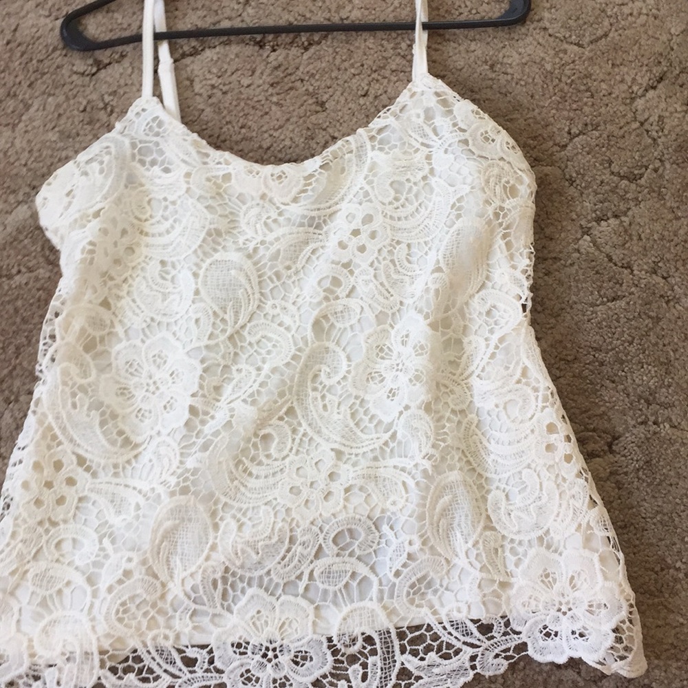 Cream tank top